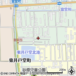 奈良県天理市富堂町130-7周辺の地図