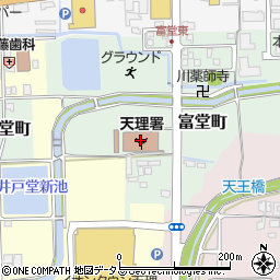 奈良県広域消防組合天理消防署周辺の地図