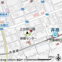 岡山県井原市上出部町617周辺の地図