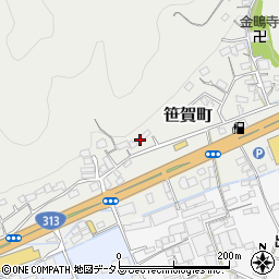 岡山県井原市笹賀町468周辺の地図