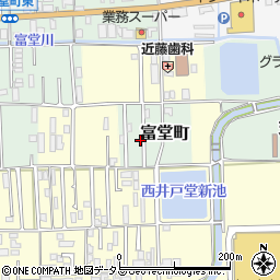 奈良県天理市富堂町114周辺の地図