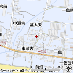 愛知県田原市小塩津町東瀬古1周辺の地図