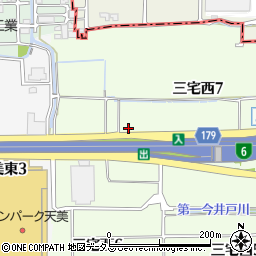 三宅吉祥 松原本店周辺の地図