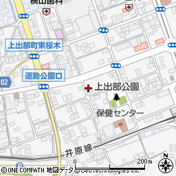 岡山県井原市上出部町586周辺の地図