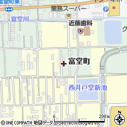 奈良県天理市富堂町116-12周辺の地図