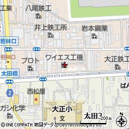 大阪府八尾市太田新町3丁目119周辺の地図