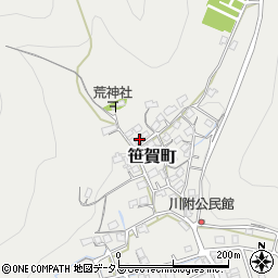 岡山県井原市笹賀町1099周辺の地図
