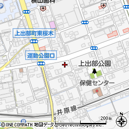 岡山県井原市上出部町572周辺の地図