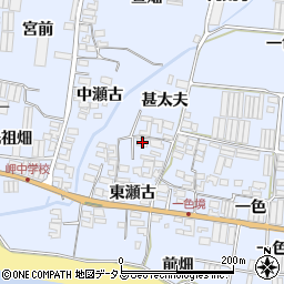 愛知県田原市小塩津町東瀬古32周辺の地図