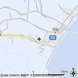 岡山県瀬戸内市牛窓町鹿忍7166周辺の地図