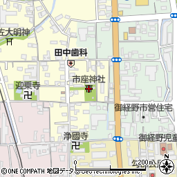 市座神社周辺の地図