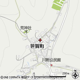 岡山県井原市笹賀町1164周辺の地図
