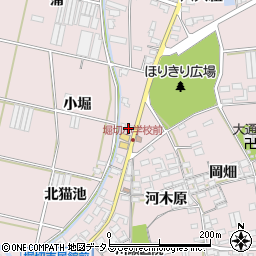 愛知県田原市堀切町（小堀）周辺の地図