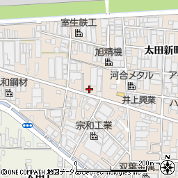 大阪府八尾市太田新町4丁目71周辺の地図