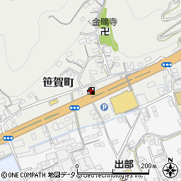 岡山県井原市笹賀町438周辺の地図