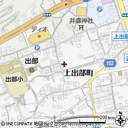 岡山県井原市上出部町362周辺の地図