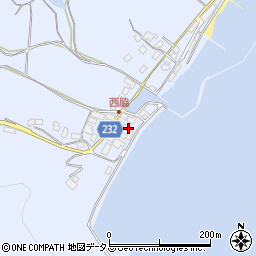 岡山県瀬戸内市牛窓町鹿忍7183周辺の地図