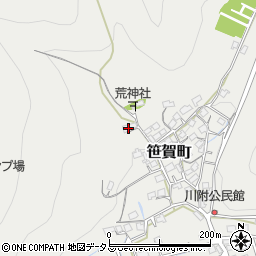 岡山県井原市笹賀町1052周辺の地図