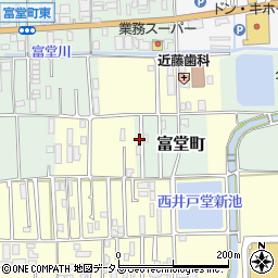 奈良県天理市富堂町116周辺の地図
