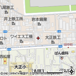 大阪府八尾市太田新町3丁目103周辺の地図