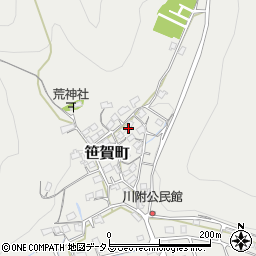 岡山県井原市笹賀町1167周辺の地図