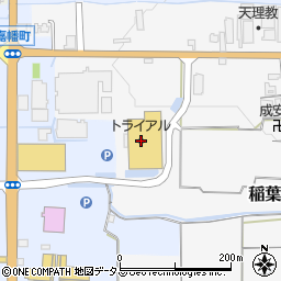 スーパーセンタートライアル天理店周辺の地図