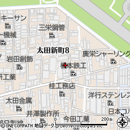 関西サービス周辺の地図