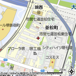 サニーハイツ堺７号棟周辺の地図