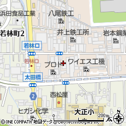 大阪府八尾市太田新町3丁目153周辺の地図