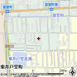奈良県天理市富堂町125周辺の地図