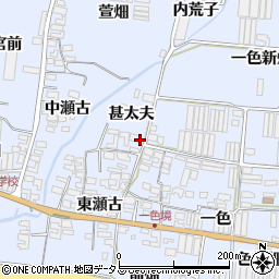 愛知県田原市小塩津町（甚太夫）周辺の地図