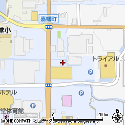 大阪王将天理嘉幡店周辺の地図