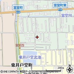 奈良県天理市富堂町128周辺の地図
