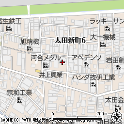 株式会社パック八尾周辺の地図