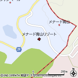 メナード青山リゾート周辺の地図