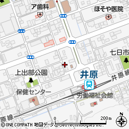 岡山県井原市七日市町140周辺の地図