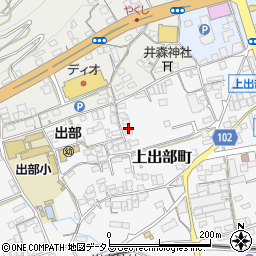 岡山県井原市上出部町363周辺の地図