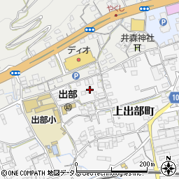 岡山県井原市上出部町353周辺の地図