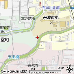 奈良県天理市富堂町53周辺の地図