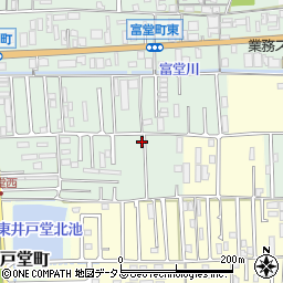 奈良県天理市富堂町122-11周辺の地図