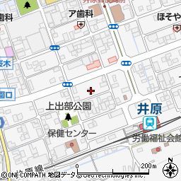 岡山県井原市上出部町609周辺の地図