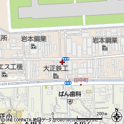 大阪府八尾市太田新町3丁目77周辺の地図