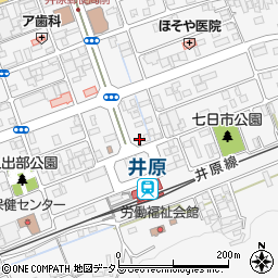 岡山県井原市七日市町155周辺の地図
