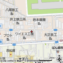 大阪府八尾市太田新町3丁目109周辺の地図