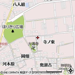 愛知県田原市堀切町寺ノ東周辺の地図