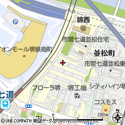 サニーハイツ堺９号棟周辺の地図
