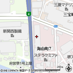 ブルーエキスプレス株式会社本社　三宝営業所周辺の地図