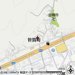 岡山県井原市笹賀町355周辺の地図