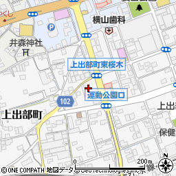 岡山県井原市上出部町520周辺の地図