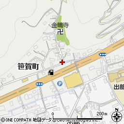 岡山県井原市笹賀町366周辺の地図